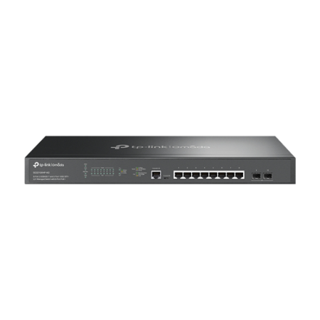 Switch 8 porturi PoE RJ45 2.5G, 2 x SFP+ 10G, L2 Management, 1U - TP-Link Omada SG3210XHP-M2 TP-LINK - 1